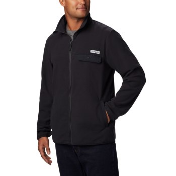 Columbia Jas Heren, Harborside II Fleece Full Zip Zwart, 83MRQJNLI